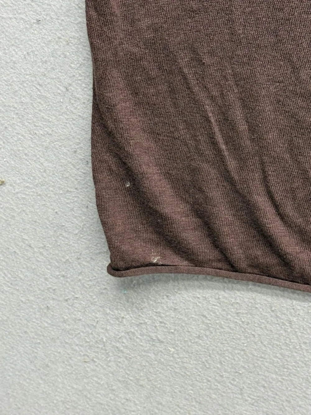 Buck Mason Brown Crewneck Long Sleeve Tee